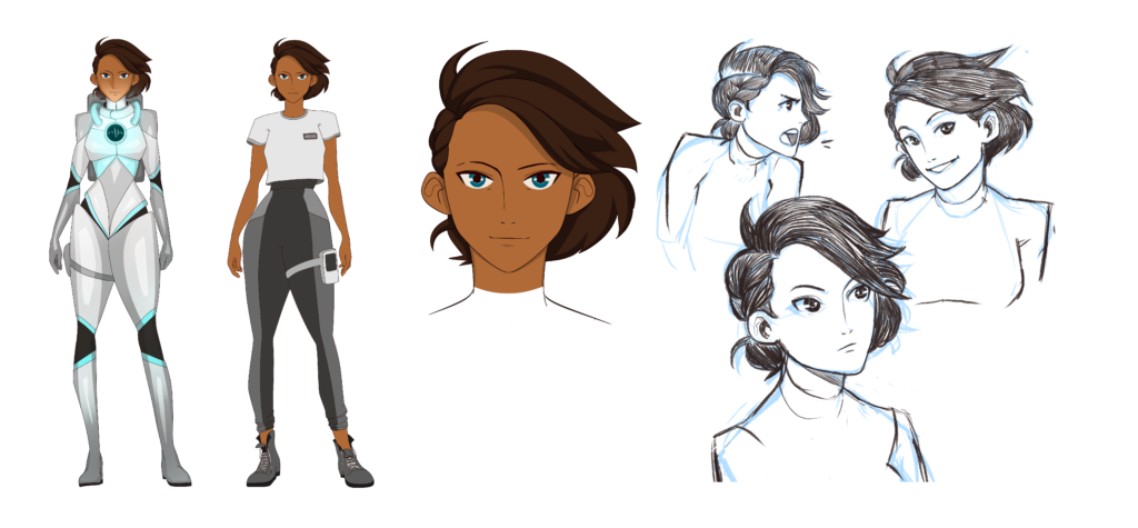 captain jenny character design