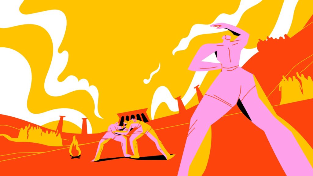 animated sport competition